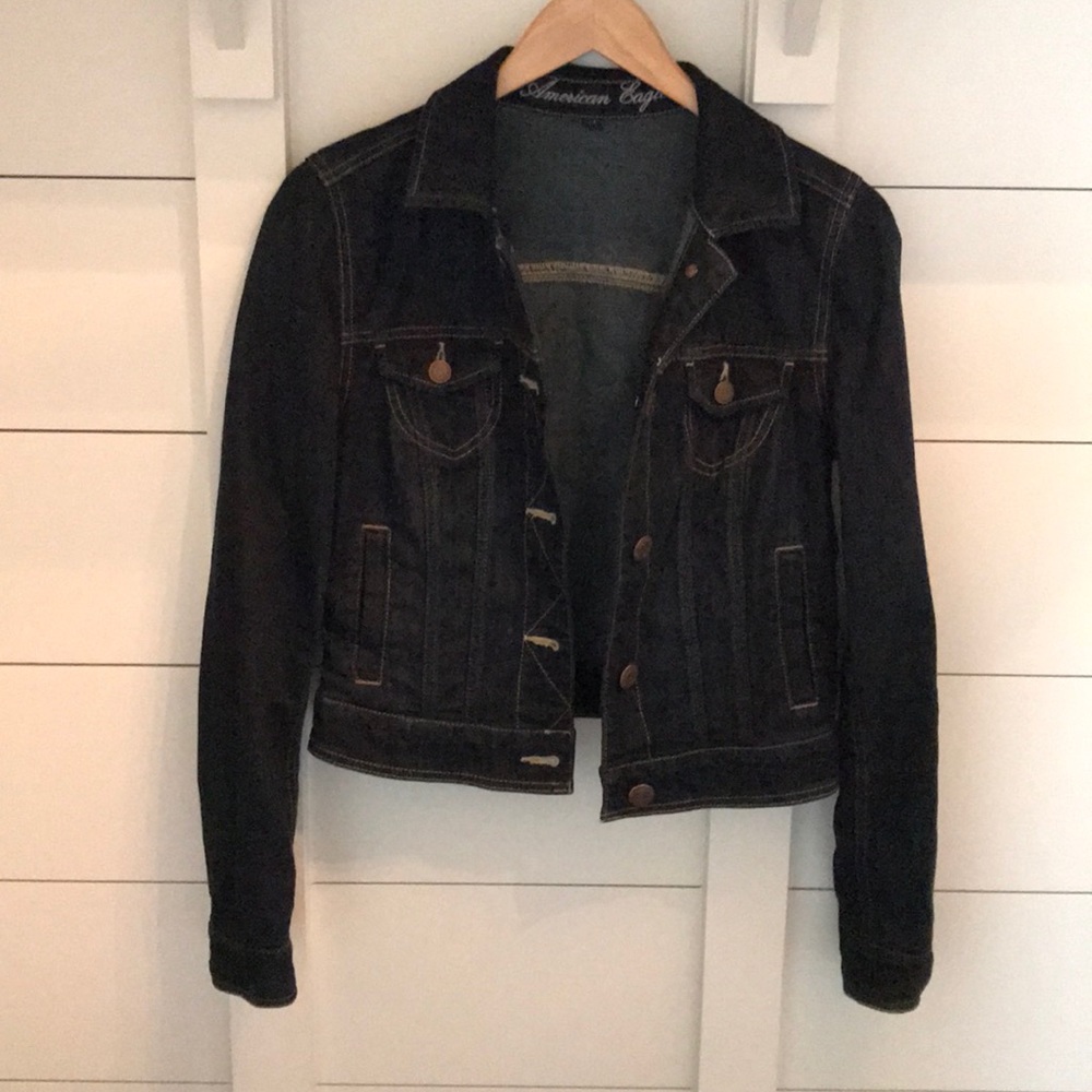 •American Eagle•  denim jacket size small